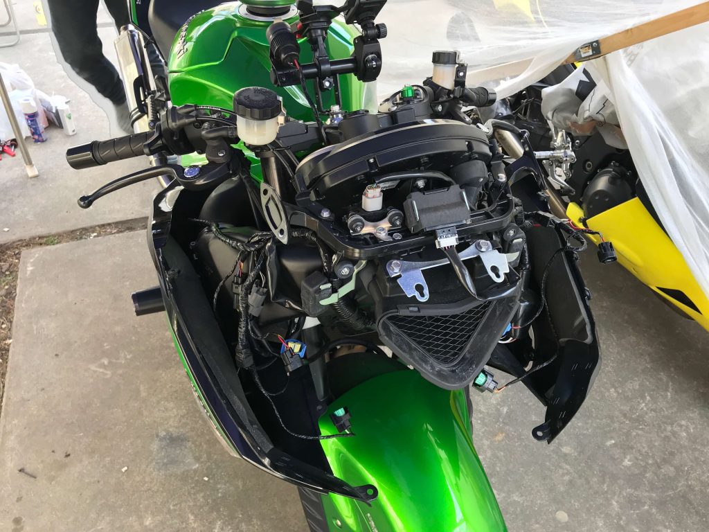 KAWASAKI zx-14r ヘッドライト イカリング デビルアイ - ライト 