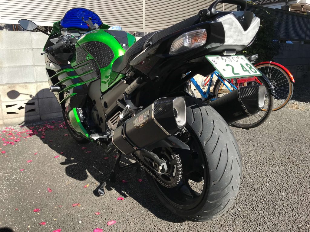 ZX-14R 2012年〜ヨシムラフルエキマフラーカーボンZZR-1400 - マフラー